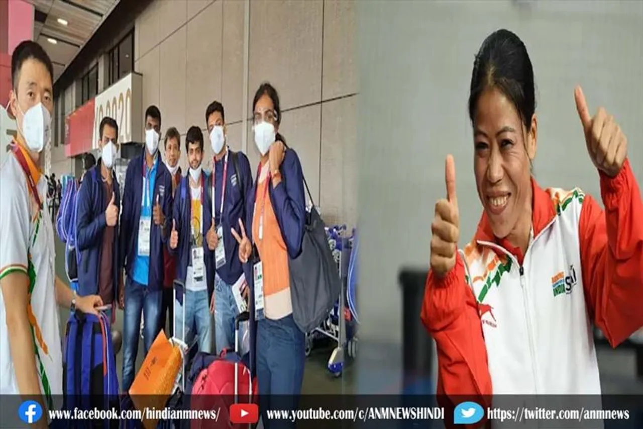 पीवी सिंधु और मैरी कॉम पहुंचीं टोक्यो