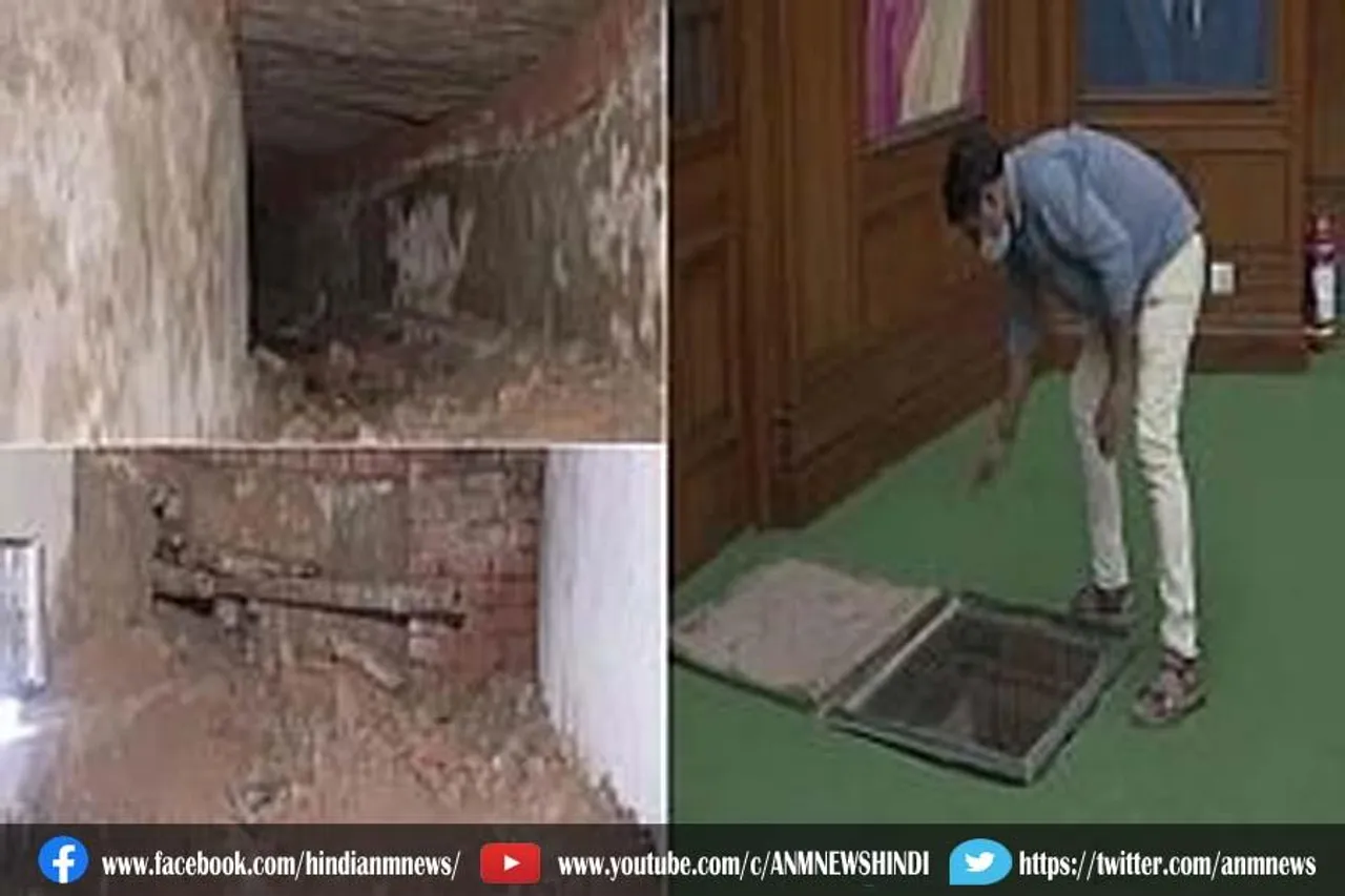 दिल्ली विधानसभा में रहस्यमय सुरंग