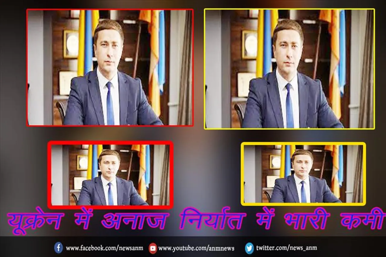 यूक्रेन में अनाज निर्यात में भारी कमी