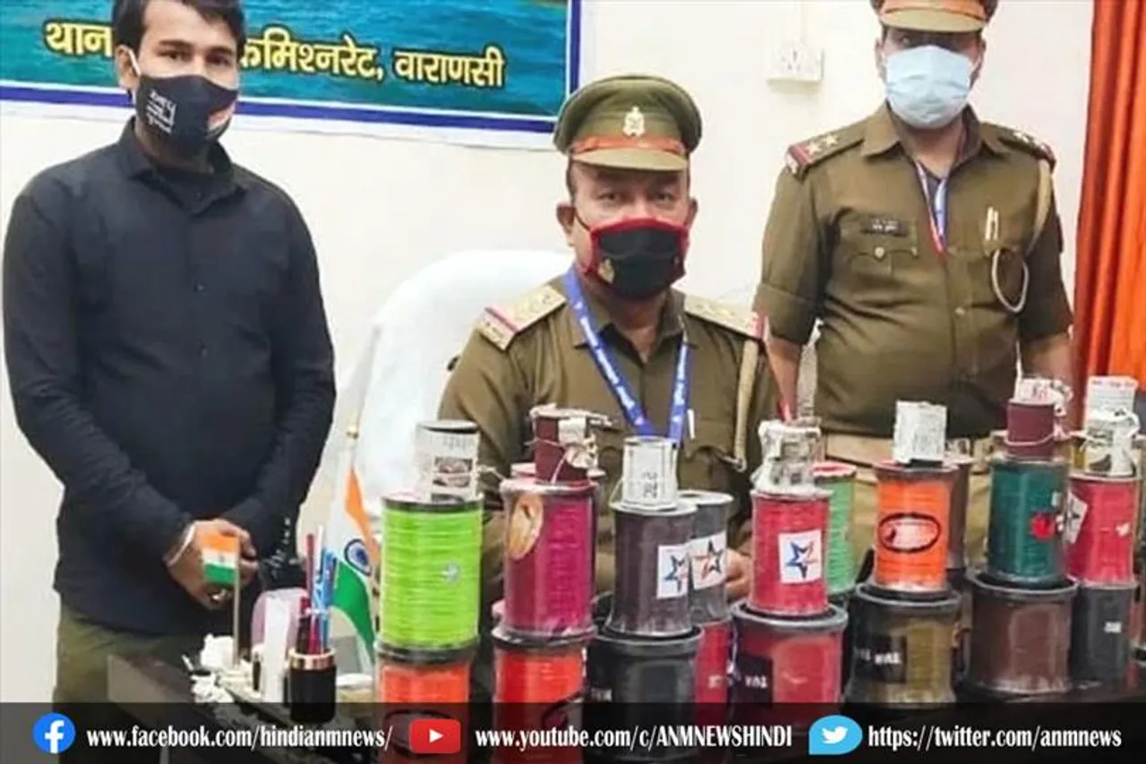 जानलेवा चीनी मांझे के खिलाफ पुलिस अभियान