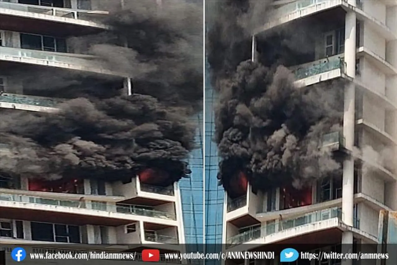 मुंबई: 60 मंजिला इमारत में लगी भयानक आग