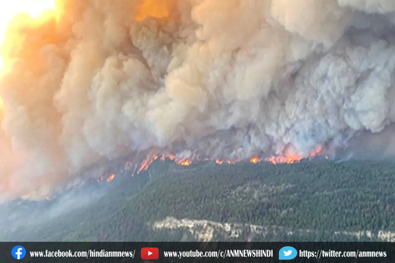 कनाडा में ब्रिटिश कोलंबिया में गर्मी की लहर के बाद जंगल की आग, गांव तबाह