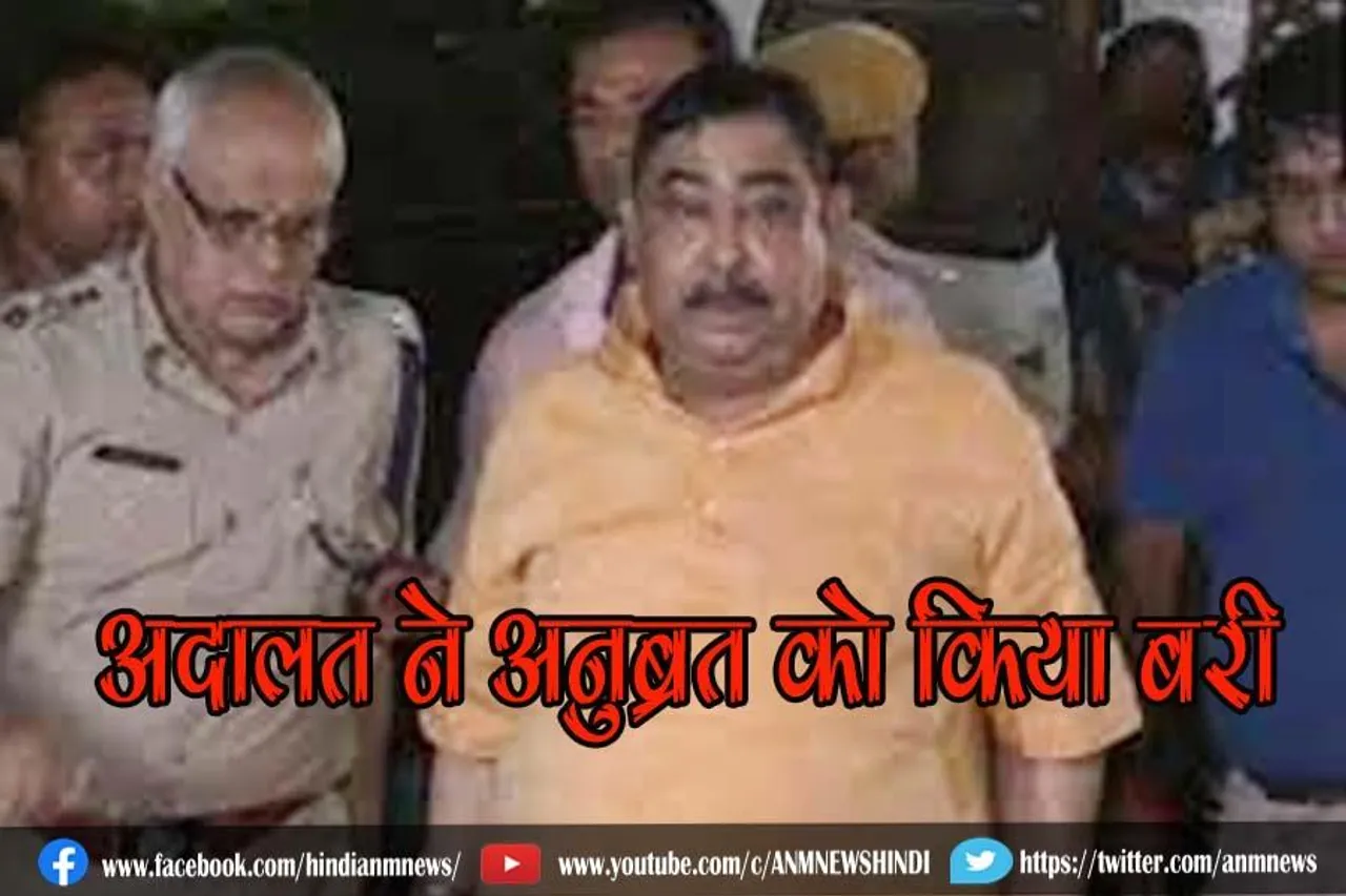 अदालत ने अनुब्रत को किया बरी