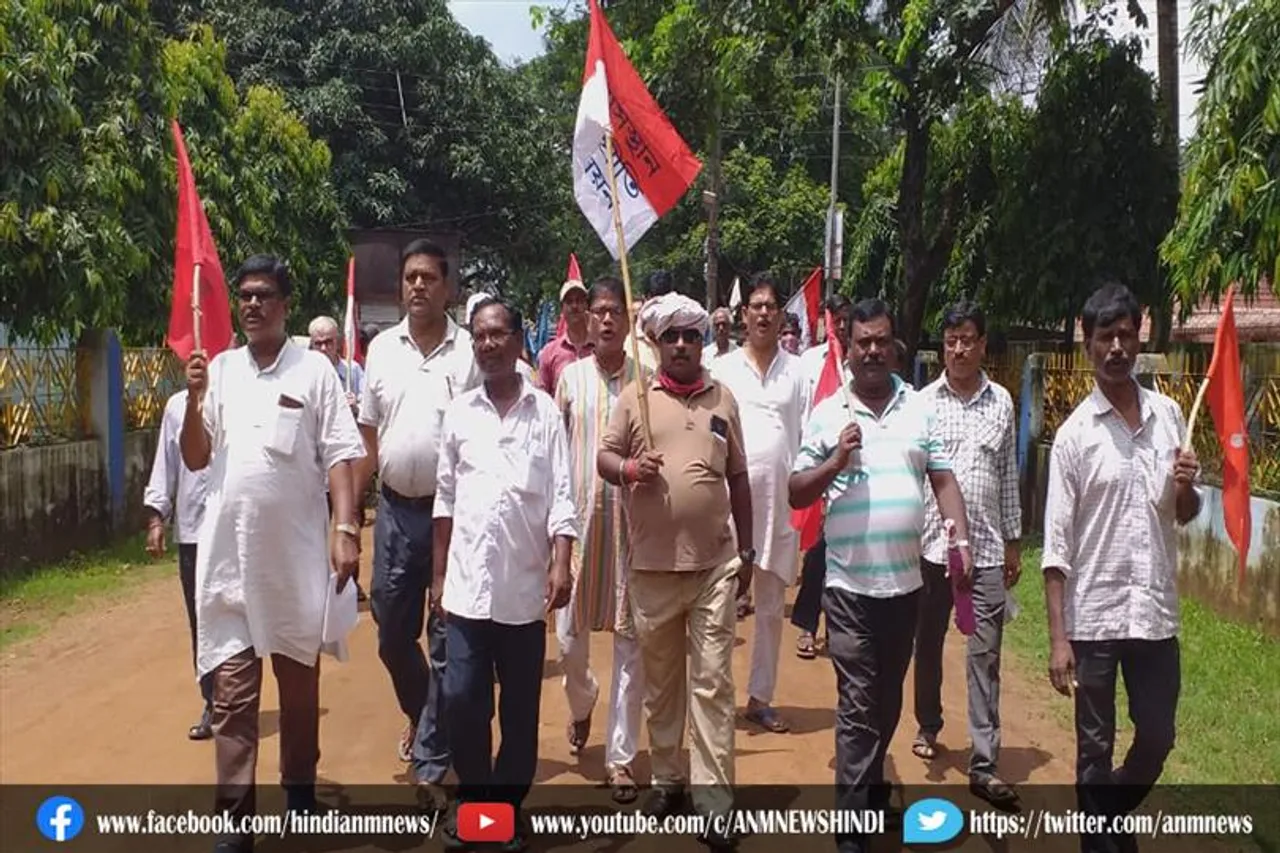 माकपा ने निकाली रैली