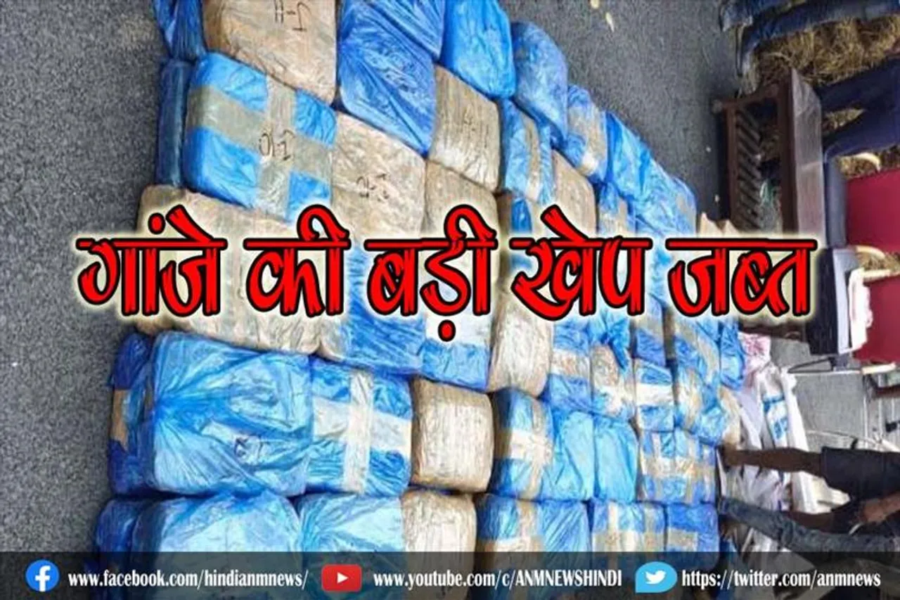 एनसीबी की बड़ी कार्रवाई, गांजे की बड़ी खेप जब्त