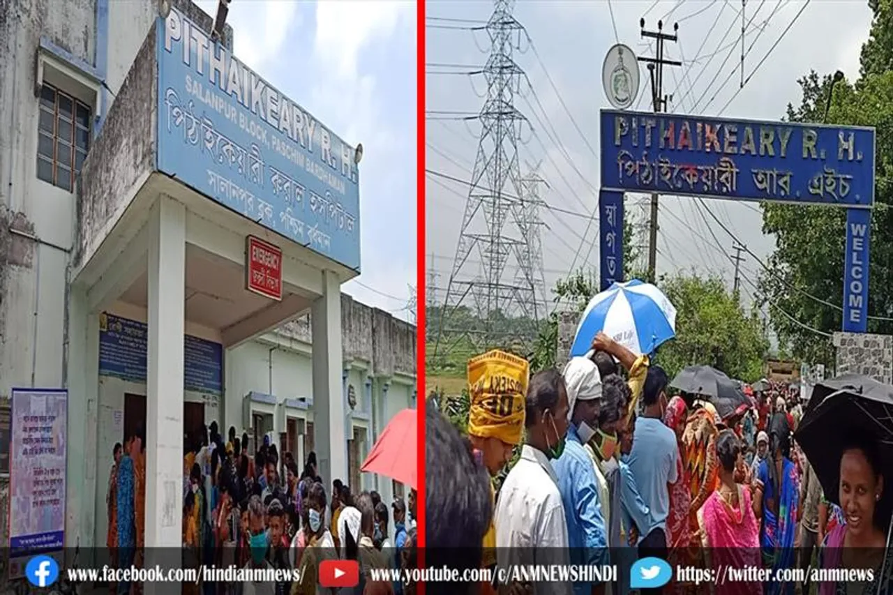 सलानपुर-चित्तरंजन में 3500 लोगों को दिया गया कोविड वैक्सीन