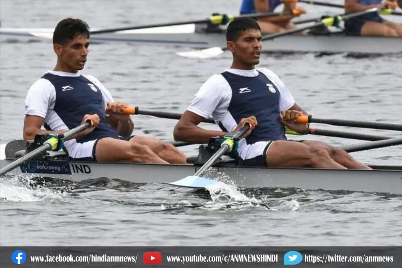 रोइंग में फाइनल 'बी' में भारत