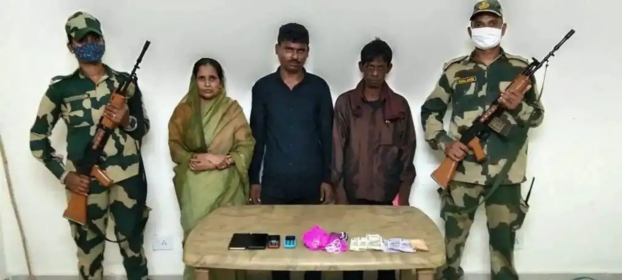 9 बांग्लादेशी घुसपैठियों को गिरफ्तार किया BSF