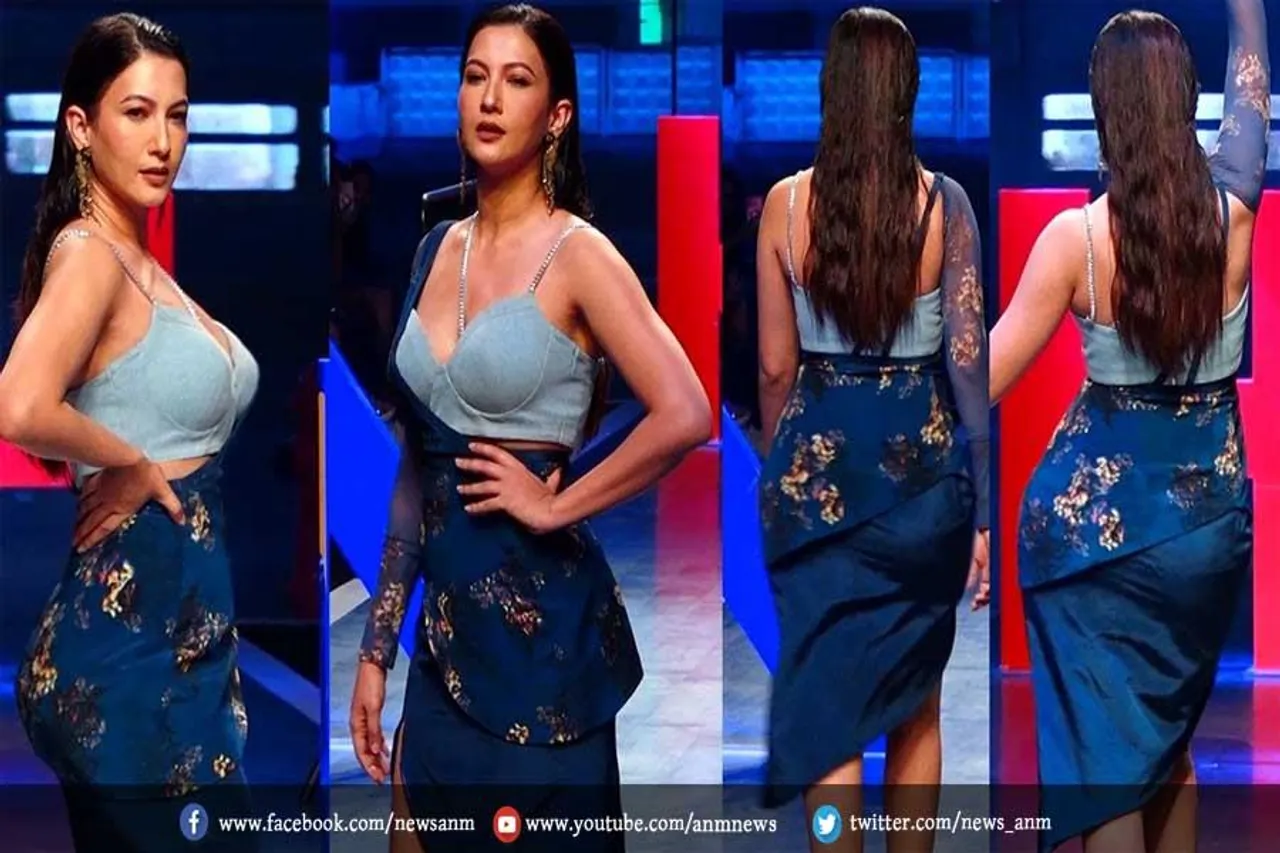 रैंप वाक में दिखा गौहर खान का ज़बरदस्त अंदाज़