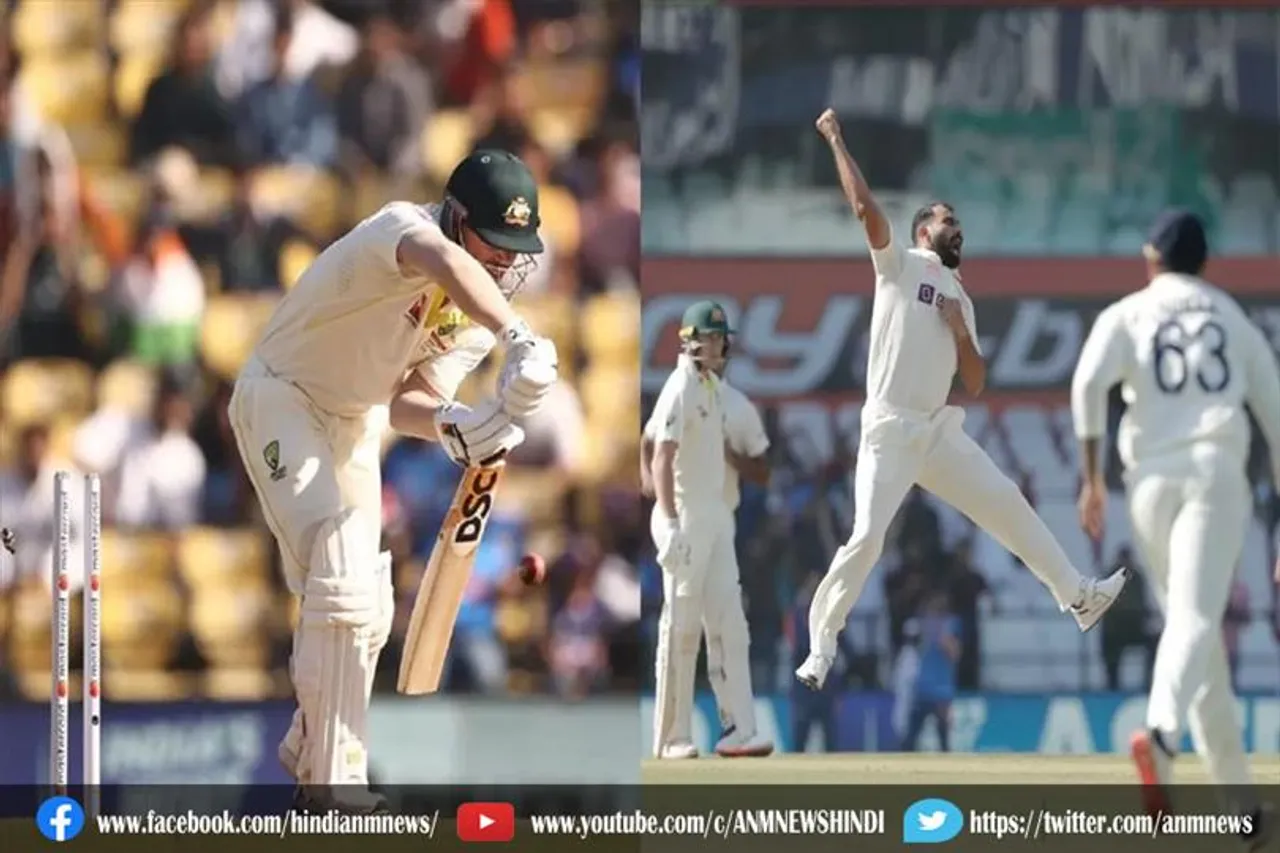 Mohammed Shami की लहराती गेंद पर घूमता हुआ गया ऑफ स्‍टंप, David Warner रह गए दंग