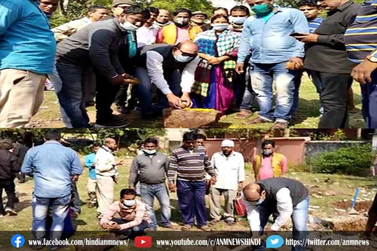 बाउल मंच का शिलान्यास किया गया