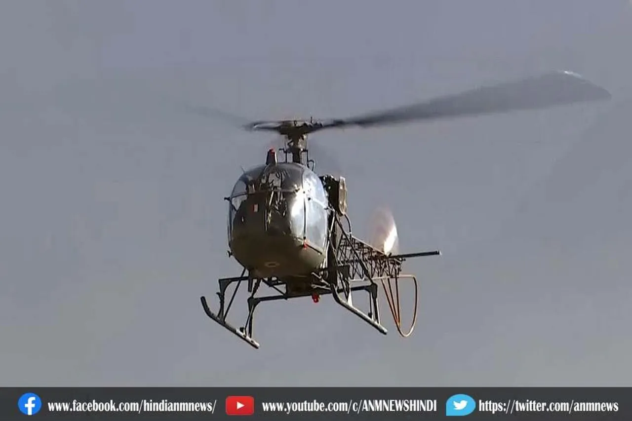 सेना का हेलीकॉप्टर हुआ दुर्घटनाग्रस्त