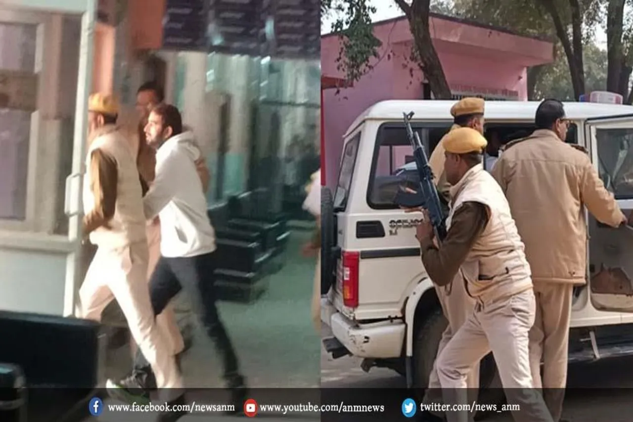 पुलिस के सामने अस्पताल में हुई फायरिंग