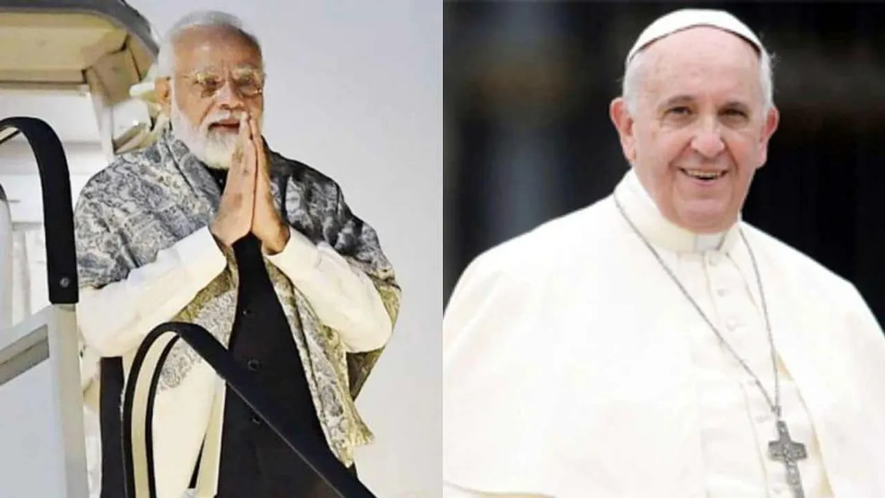 पोप फ्रांसिस से PM मोदी की मुलाकात आज