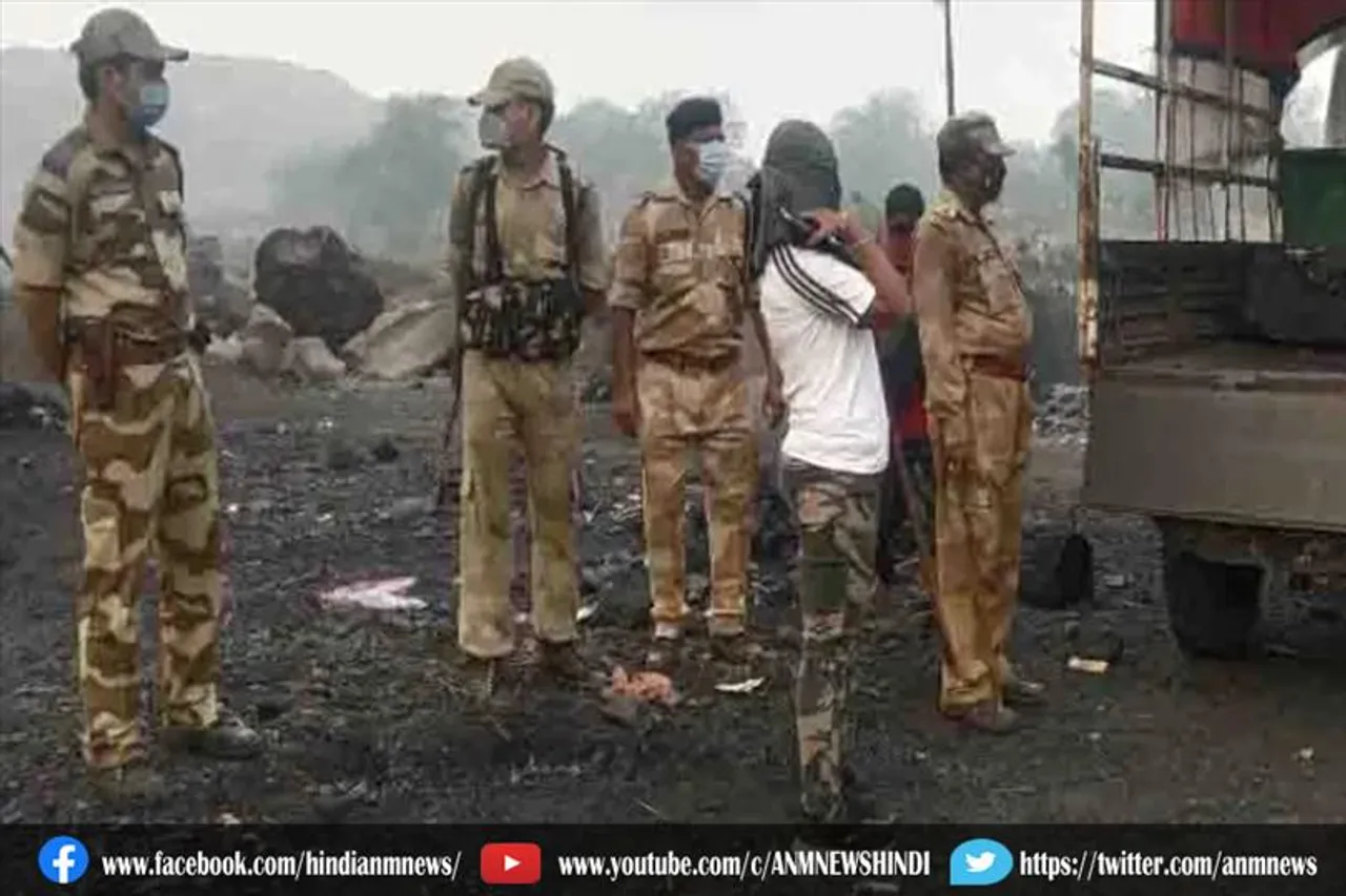 सीआइएसएफ जवानों ने सात टन चोरी का कोयला बरामद किया