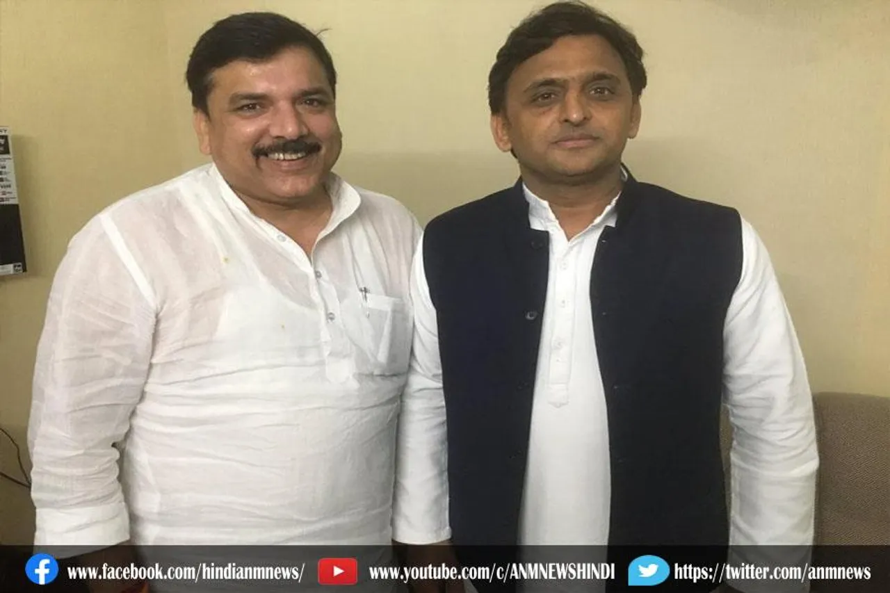 नेता संजय सिंह की अखिलेश यादव से मुलाकात
