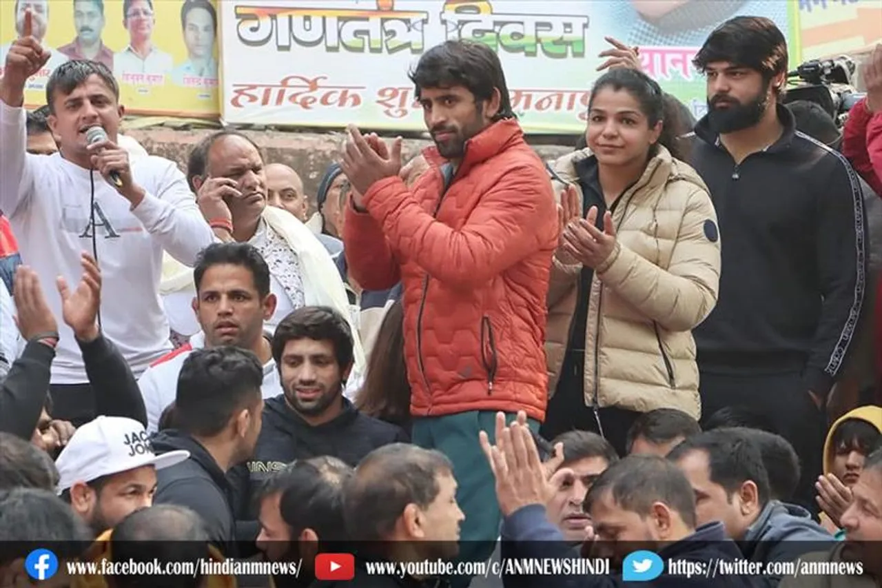 पहलवानों ने कहा,जब तक कार्रवाई नहीं होगी, तब तक धरना जारी रहेगा