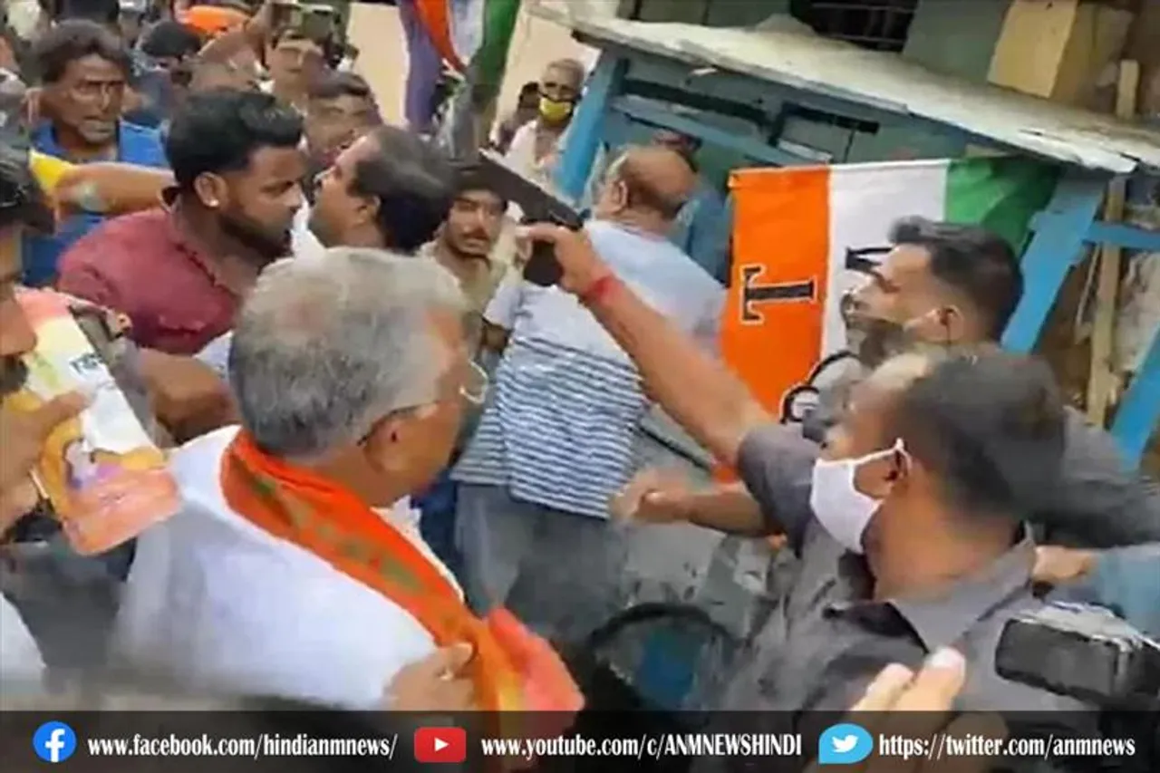 टीएमसी ने नारे लगाए, दिलीप घोष वापस जाओ