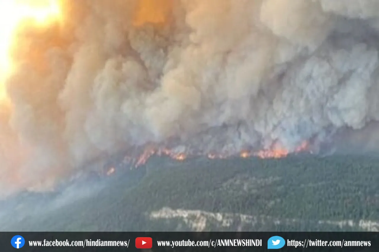 कनाडा में भीषण गर्मी के साथ भयानक आग