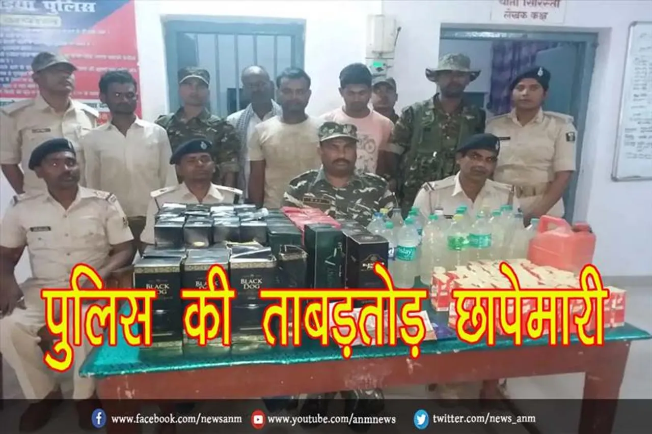 पुलिस की ताबड़तोड़ छापेमारी