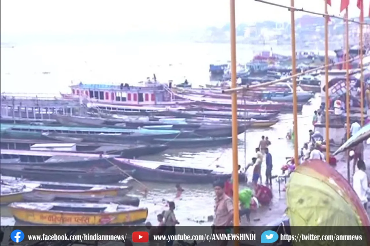 गंगा नदी का बढ़ा जलस्तर