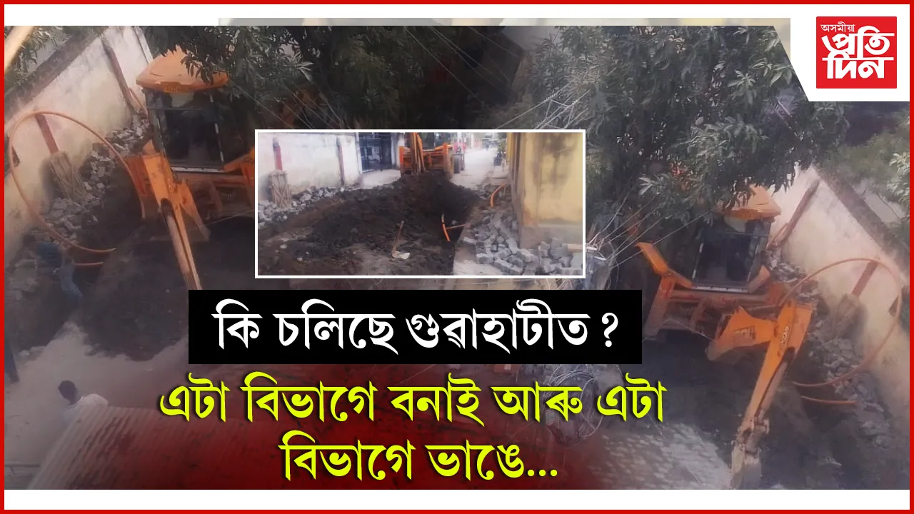 গুৱাহাটীত গছত লাগে নেকি টকাঃ  চৰকাৰী ধনৰ এনে অপচয় কিয়?