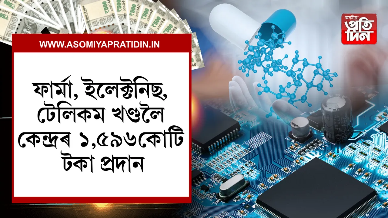 ইলেক্টনিছ, ফাৰ্মা, অ'টোমোবাইল খণ্ডলৈ ৬মাহত প্ৰদান ১৫৯৬কোটি টকা...