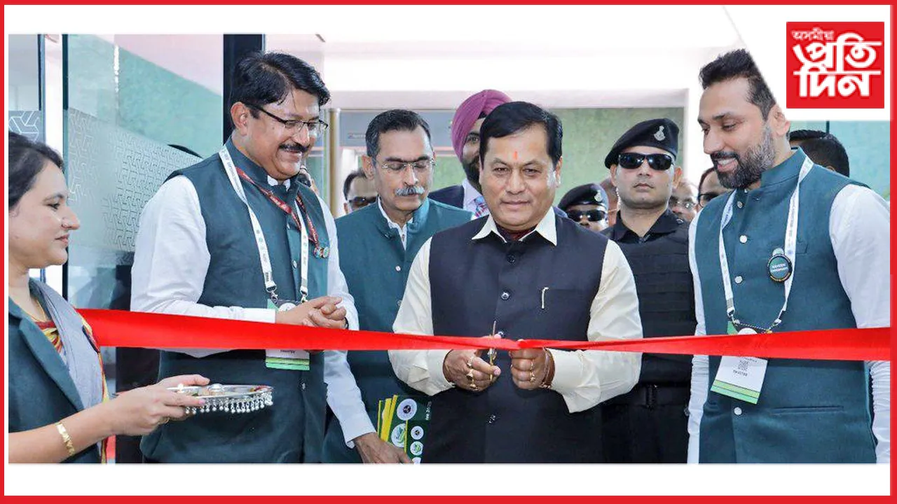 সেউজ জাহাজ পৰিবহণ সন্মিলন ২০২৫ উদ্বোধন কেন্দ্ৰীয় মন্ত্ৰী সৰ্বানন্দ সোণোৱালৰ