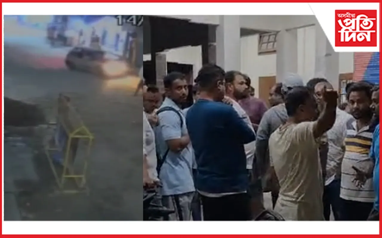 তীব্ৰবেগী বাহনৰ খুন্দাত ৩ জন আহত