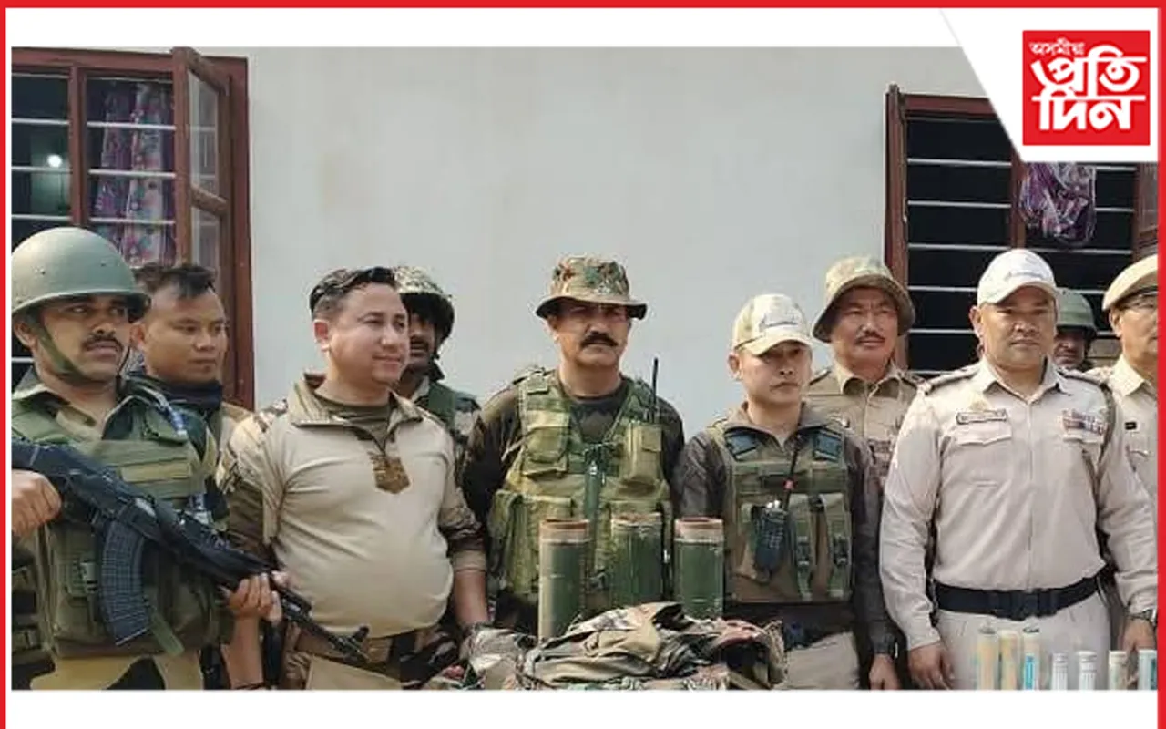 মণিপুৰত পুনৰ অবৈধ মাৰণাস্ত্ৰ জব্দ