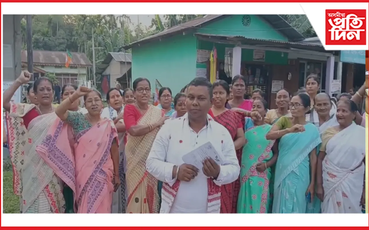গাঁও পঞ্চায়তত নিৰ্বাচনী প্ৰচাৰ 