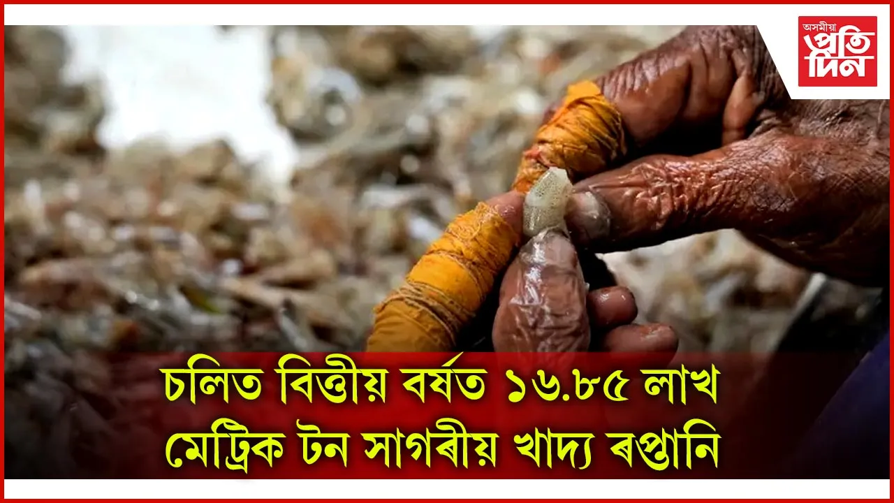 ভাৰতৰ সাগৰীয় খাদ্য ৰপ্তানি ১৭.৮ শতাংশলৈ বৃদ্ধি