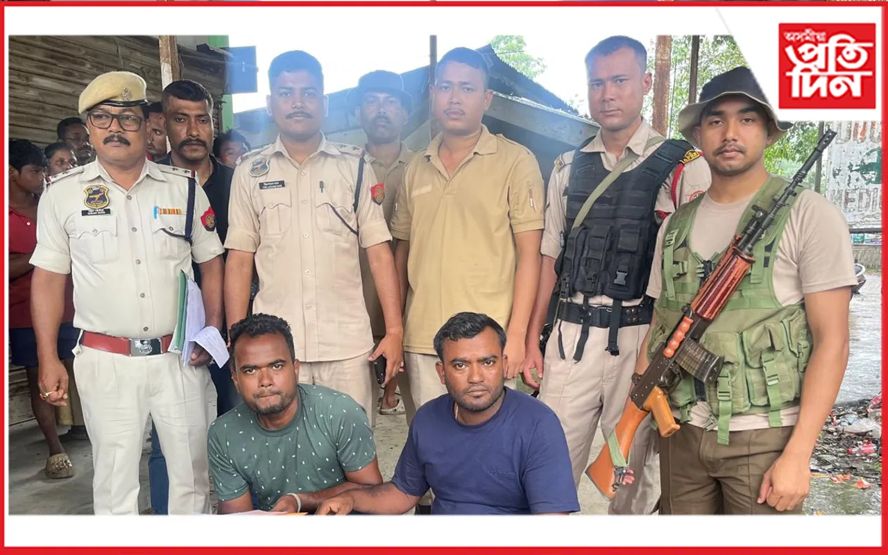 নিচাযুক্ত দ্ৰব্যৰ বিৰুদ্ধে চতিয়াত আৰক্ষীৰ অভিযান
