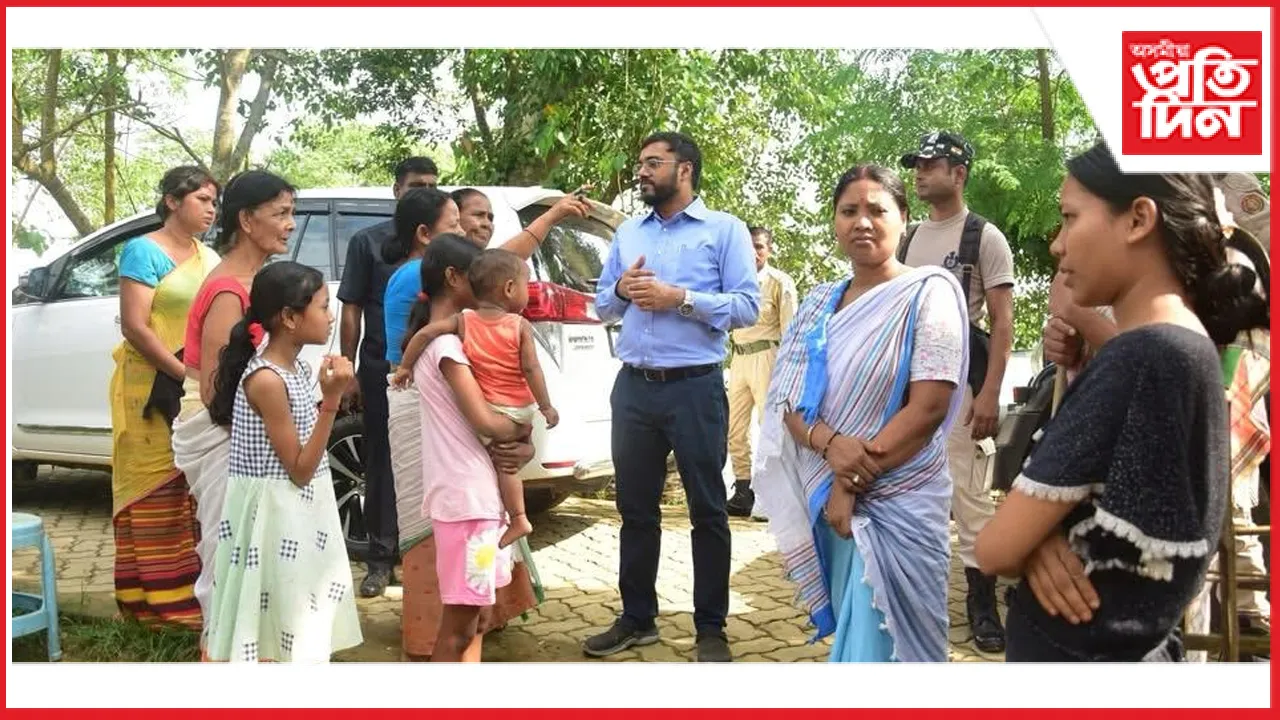 নগাঁও জিলাৰ বান পৰিস্থিতিক লৈ তৎপৰ জিলা প্ৰশাসন...
