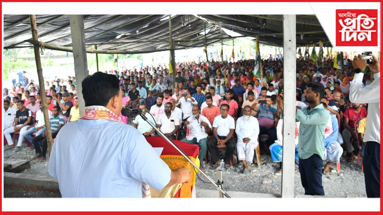 বি টি আৰত নিৰ্বাচনী বতাহঃ হাগ্ৰামাৰ গৃহ সমষ্টিত প্ৰমোদ বড়োৰ ৰণ দন্দুভী !