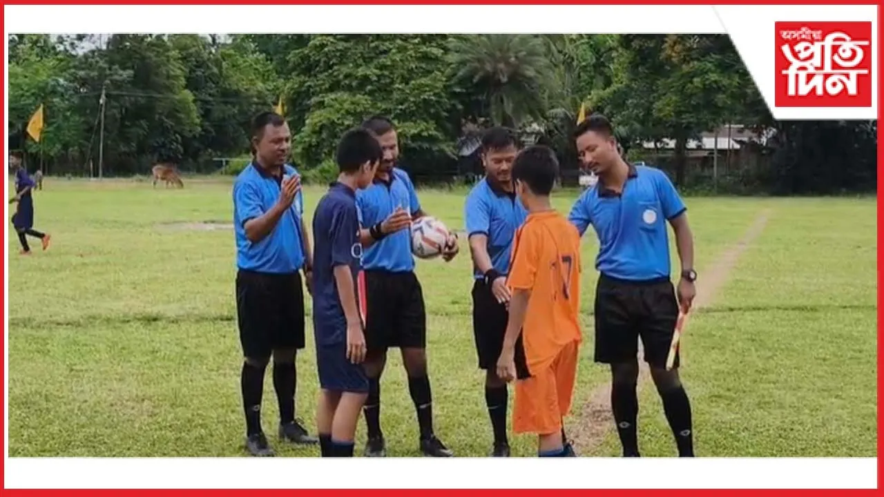 বাক্সাৰ বৰবৰীত এবছুৰ উদ্যোগত ১৩ বছৰ অনুৰ্ধ্বৰ ফুটবল প্ৰতিযোগিতা আৰম্ভ