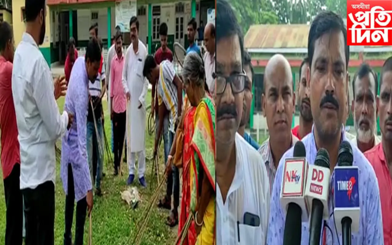 প্ৰধানমন্ত্ৰী নৰেন্দ্ৰ মোদীৰ জন্ম দিৱস উপলক্ষে মানকাচৰত বি জে পি কৰ্মীৰ স্বচ্ছ ভাৰত অভিযান...