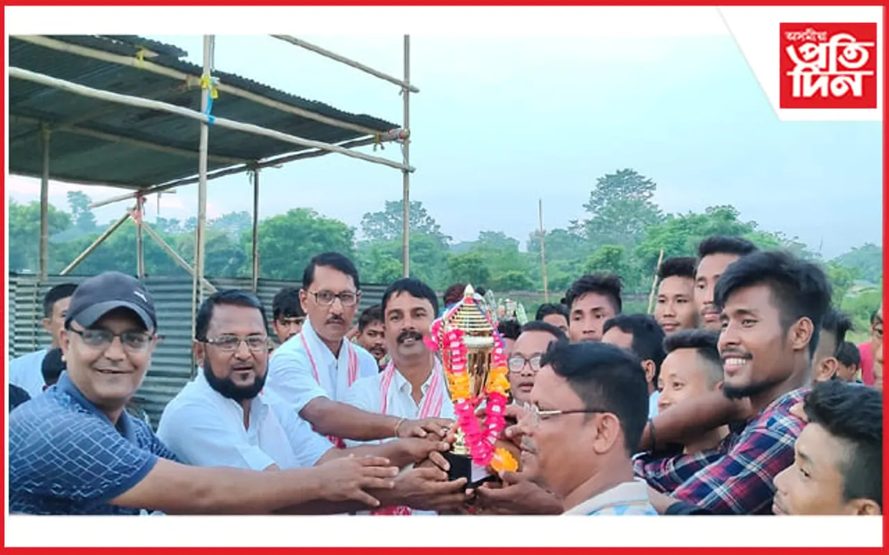 জাজৰি ফুটবল লীগত মাজগাঁও কোচিং ক্লাৱ চেম্পিয়ন
