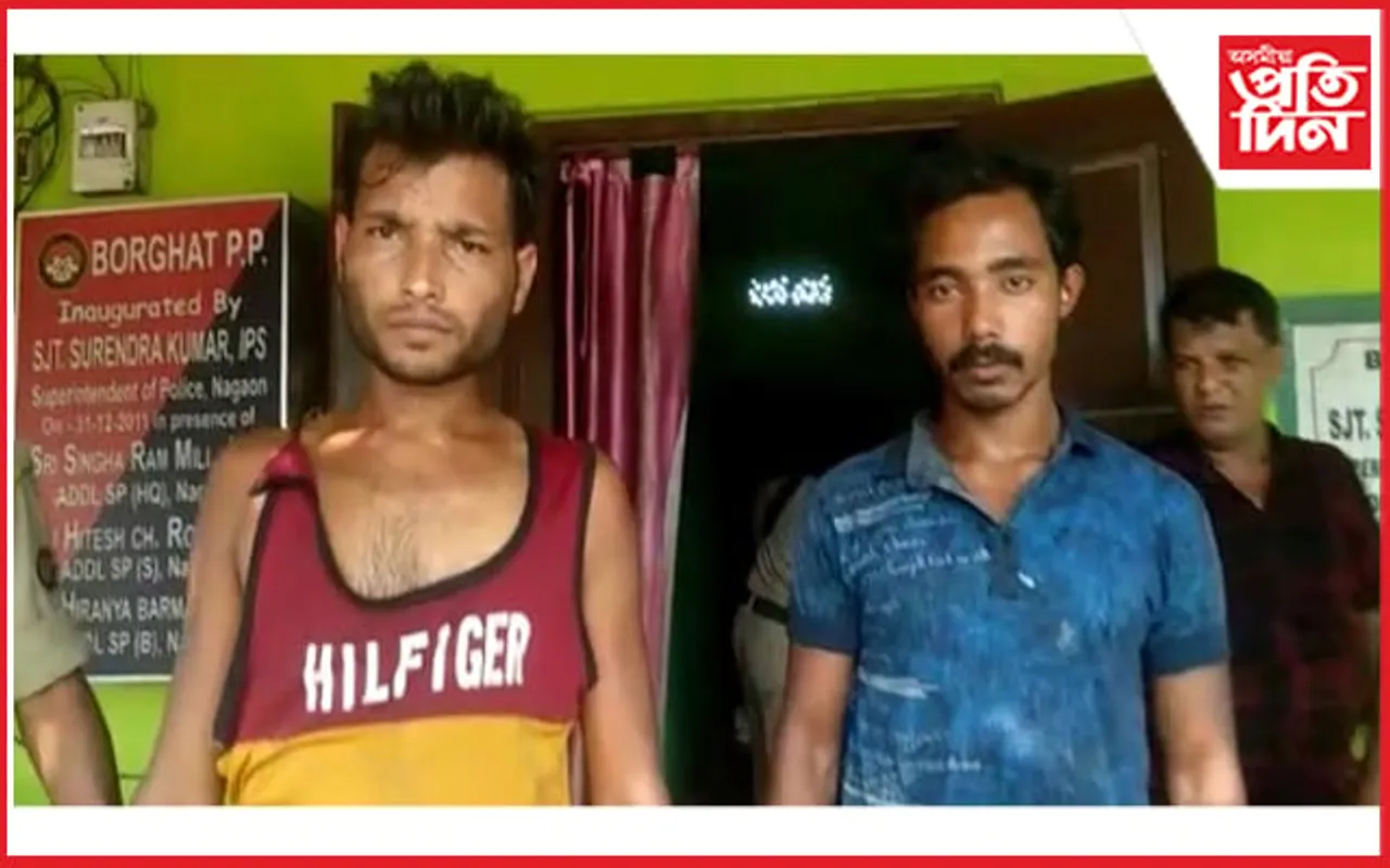 নগাঁৱৰ বৰঘাটত চোৰাং গৰু ভৰ্তি মিনি ট্ৰাক জব্দ