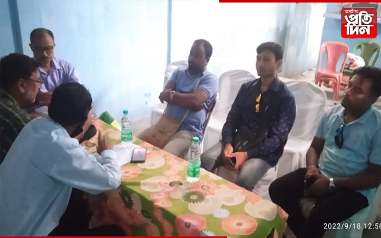 মথুৰাপুৰত চৰাইদেউ জিলা সাংবাদিক সন্থাৰ সভা
