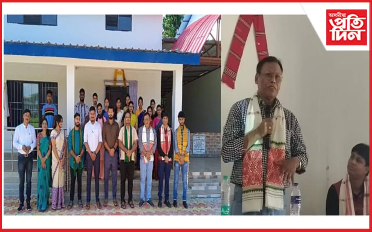মহাপুৰুষ শ্ৰীমন্ত শংকৰদেৱ বিশ্ববিদ্যালয়ৰ ধুবুৰী গোটত অসমীয়া বিভাগৰ বেজবৰুৱা দিৱস উদযাপন... 