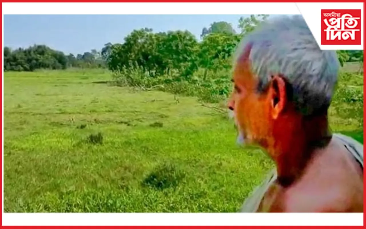 কাতি বিহু : চন পৰা কৃষিভূমিলৈ চাই চকুলো টুকিছে বজালীৰ কৃষকে...