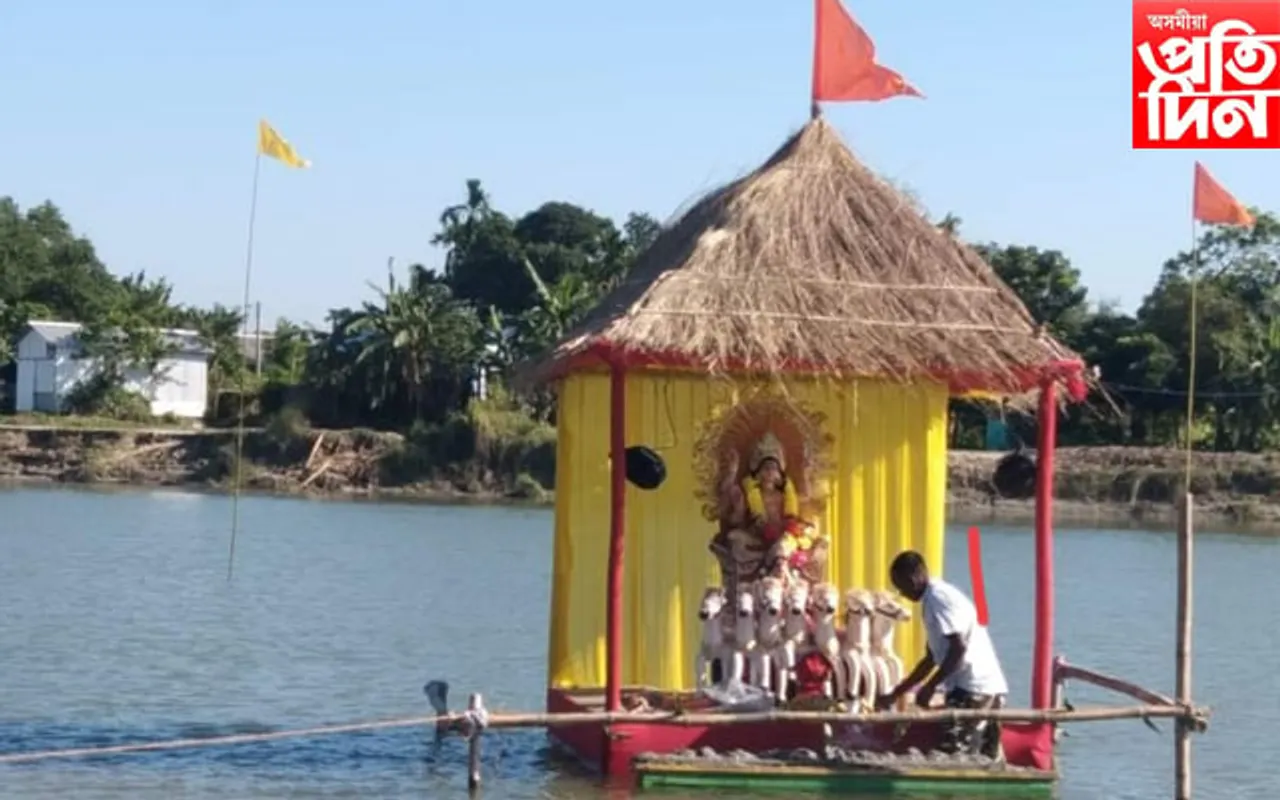 বিলাসীপাৰাত ষট পূজাৰ আয়োজন...