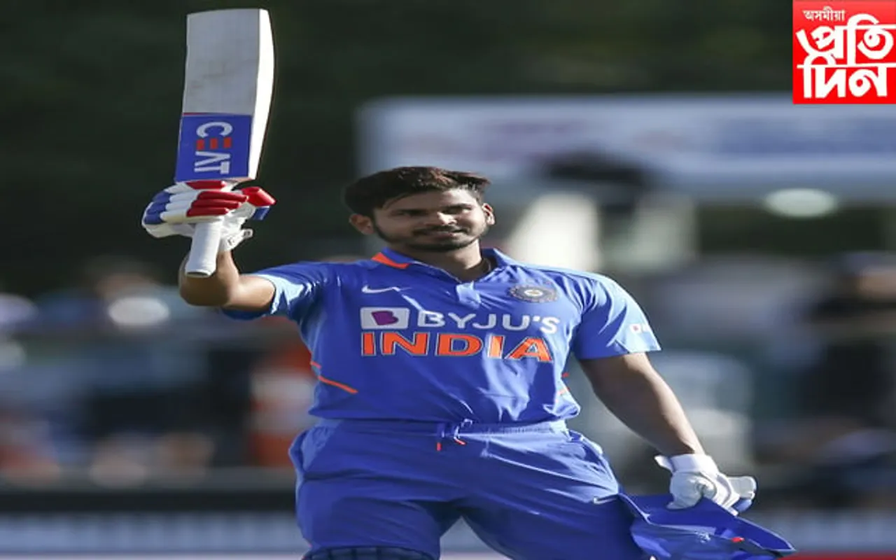 শ্ৰেয়াছ আয়াৰৰ তৃতীয়টো আন্তঃৰাষ্ট্ৰীয় শতক...