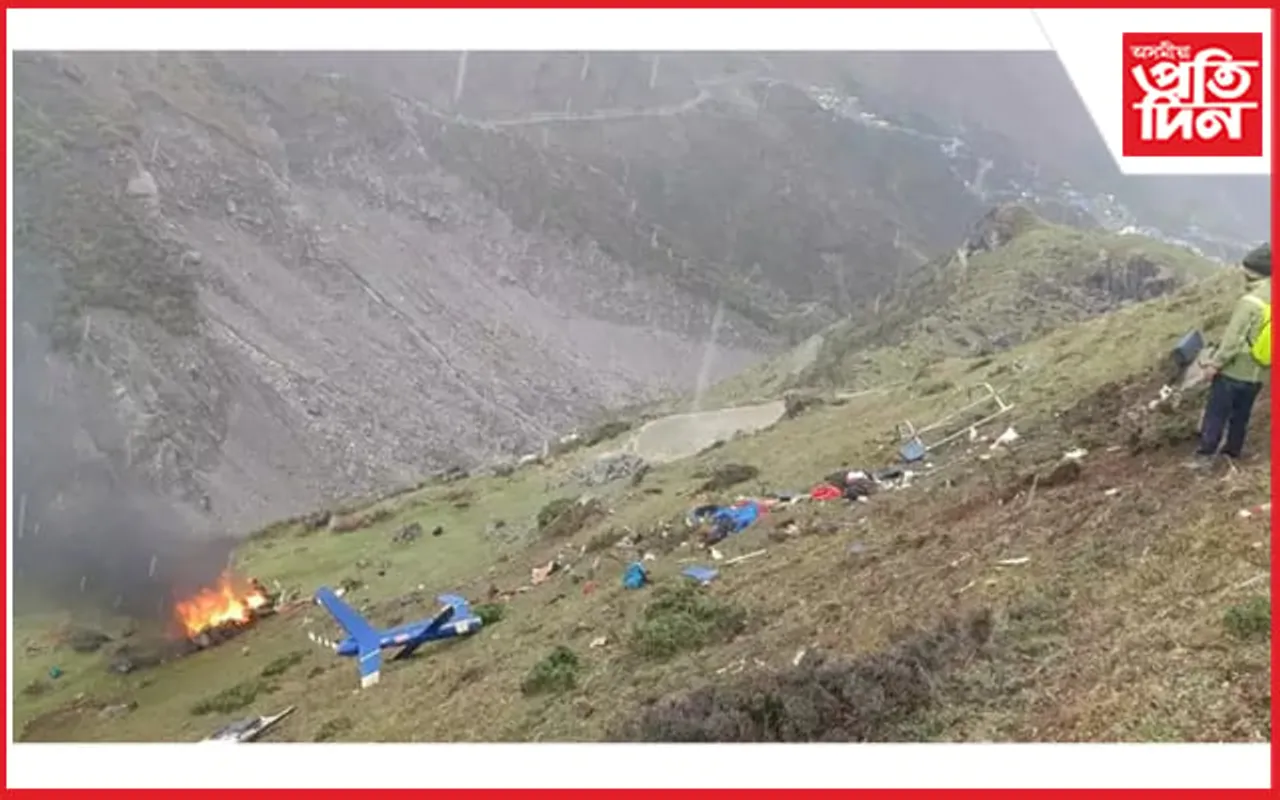 কেদাৰনাথত হেলিকপ্টাৰ দুৰ্ঘটনা, নিহত ৬ জন...