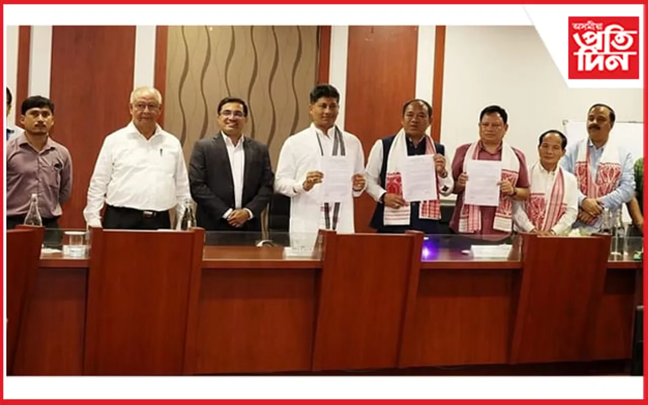 সীমা বিবাদক লৈ অৰুণাচলৰ মন্ত্ৰীৰে বৈঠক মন্ত্ৰী পীযুষ হাজৰিকাৰ...
