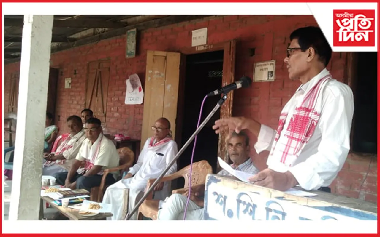 হাবিবৰঙাবাৰীৰ মৰনৈপাৰ চাপৰিত সাহিত্যৰথীয়ে সজোৱা গৰখীয়া দৌলঘৰ সংৰক্ষণৰ দাবী...