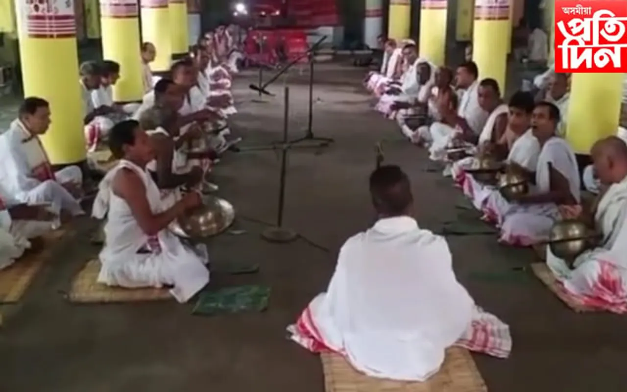 কলিয়াবৰত মহাপুৰুষ শঙ্কৰদেৱৰ ৫৭৪ সংখ্যক জন্ম জয়ন্তী পালন... 