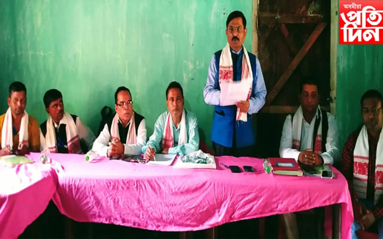 টিহুত সদৌ অসম দিব্যাংগ উন্নয়ন সন্থাৰ সাধাৰণ সভা সম্পন্ন...