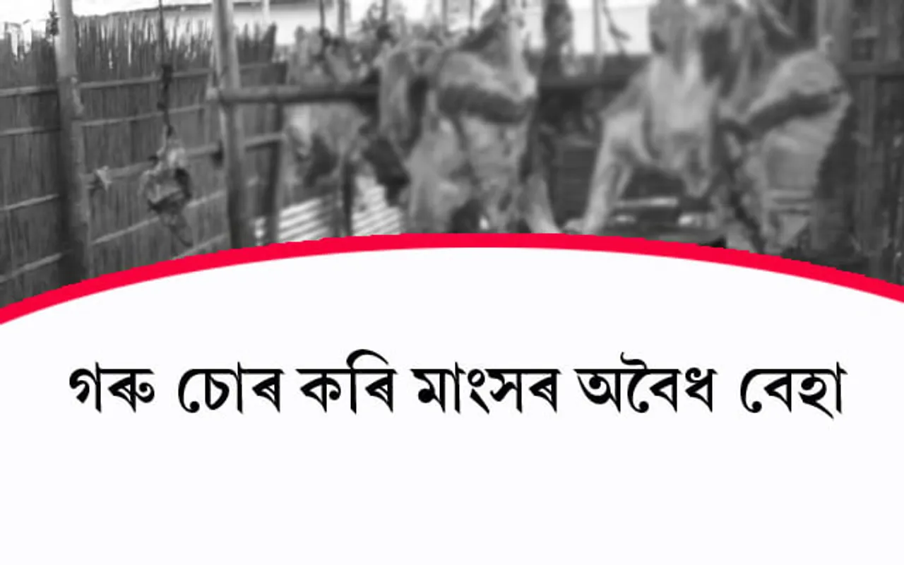 ৰূপহীহাটত অবৈধভাৱে চোৰাং গৰু হত্যা কৰি মাংস বিক্ৰীক লৈ উত্তপ্ত পৰিস্থিতি..